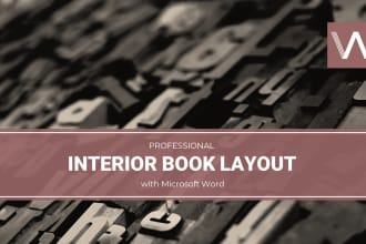 professionally layout, typeset and format your manuscript