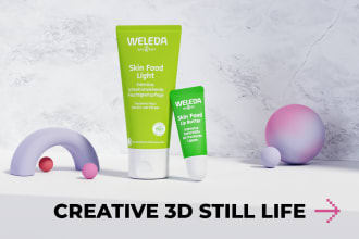 make creative 3d images with your product