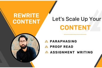 do rewrite content paraphrase rephrase and proofread