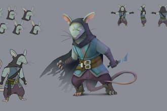 do the character design of your idea