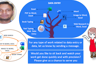do professional data entry work