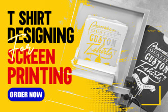 create t shirt designs for screen printing