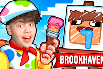 draw gaming cartoon youtube thumbnail