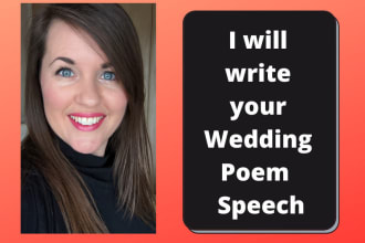 write your wedding poem speech