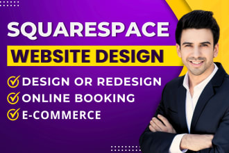 build squarespace website, design or redesign squarespace, website development