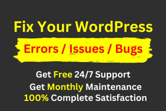 fix wordpress issues and bugs