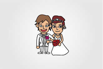 draw your photo to be a cute cartoon