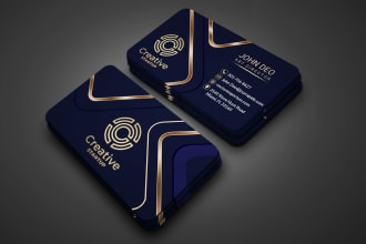 do minimalist luxury elegant business card design