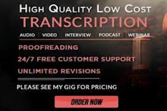 transcribe audio file, video, youtube transcription, podcast webinar transcripts