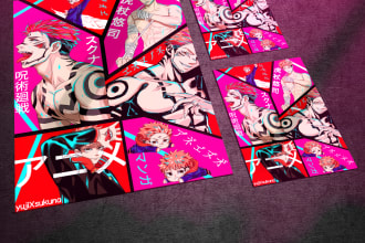 draw manga cover and comics cover for you
