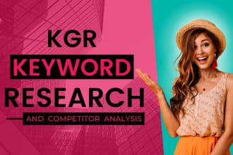 do kgr keyword research and competitor analysis