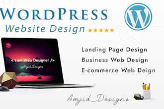 design a premium wordpress website for your business