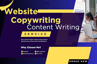 do website copywriting and website content writing