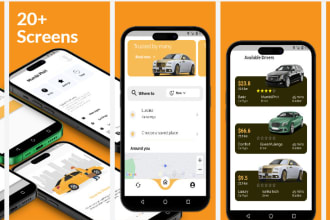 develop a uber clone app in flutter for android and IOS