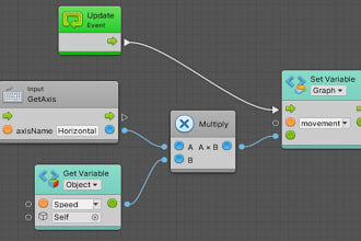 create a unity visual scripting graph for you