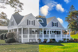 do hdr real estate photo editing in photoshop professionaly