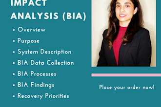 prepare business impact analysis report