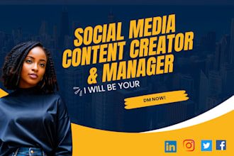 be your social media content creator