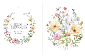 paint watercolor flowers, watercolor logo
