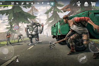 develop a horror, zombie shooter game in unity