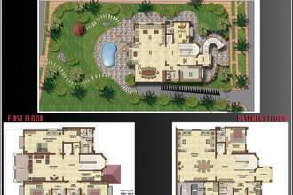 design your residential ,landscape , plan blueprints