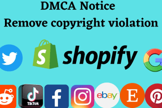 send dmca takedown notices to remove copyright infringing content
