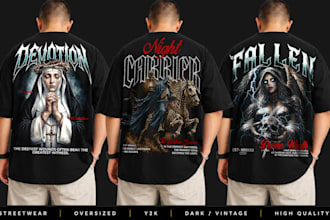 design edgy urban streetwear t shirt design