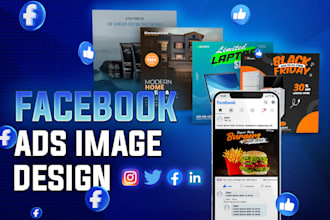 design creative instagram or facebook ad image