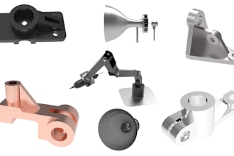 design professional 3d cad models using solidworks, inventor, fusion 360