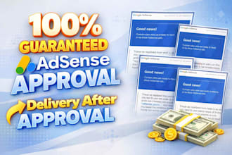 provide guaranteed adsense approval for your website