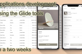 develop applications with no code tool glide