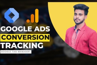 setup google ads conversion tracking and ga4 ecommerce tracking with GTM