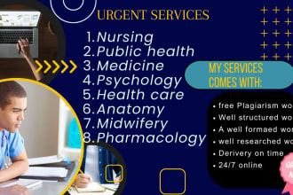 write nursing essays, medical research, and nursing case study
