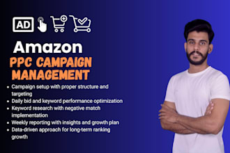 setup and manage amazon ads campaigns, amazon ppc campaigns