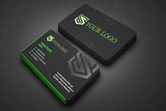 do professional, luxury, minimal business card design 24h