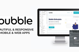 design a responsive bubble io app