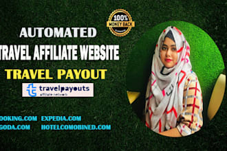 create travelpayout  hotel and flight booking affiliate website