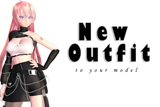 model a new outfit to your 3d model