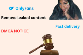 remove leaked, infringing content on onlyfans and patreon  under dmca
