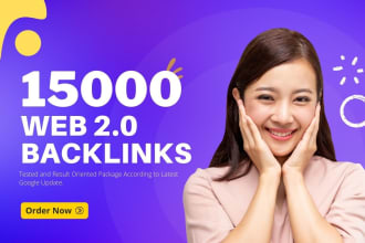 build 15k web 2 0 backlinks