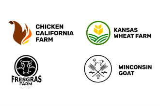 create modern farming agriculture permaculture logo