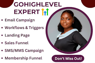 setup gohighlevel automation, workflows, salesfunnel, vapi ai calling agent vapi