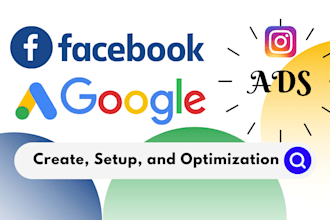 setup and manage google, facebook, and twitter ads campaigns
