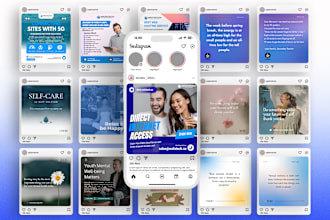 design engaging facebook ads, social media post, instagram post ads