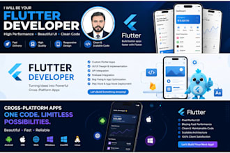 be your flutter application developer