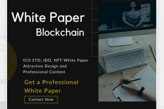write crypto savvy blockchain whitepapers