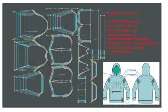 create fashion sketch design and sewing pattern maker
