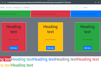 design HTML and CSS website