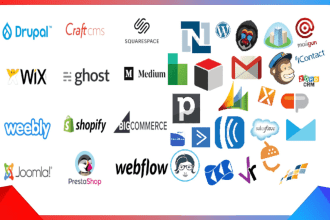 connect or transfer domain to any website or email service