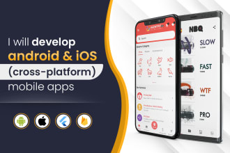 develop android, ios, cross platform mobile apps using flutter